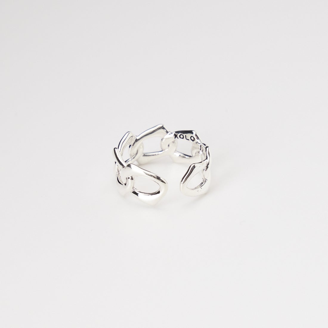 XOLO JEWELRY [ショロジュエリー] エッジチェーンリング [XOR108] SILVER