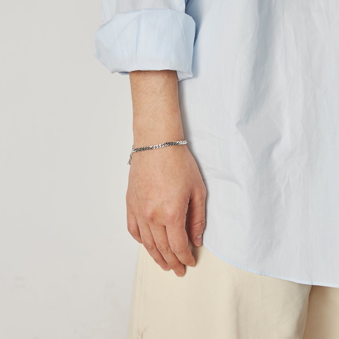 XOLO JEWELRY [ショロジュエリー] ベーシックリンクブレスレット [XOB088-19] SILVER