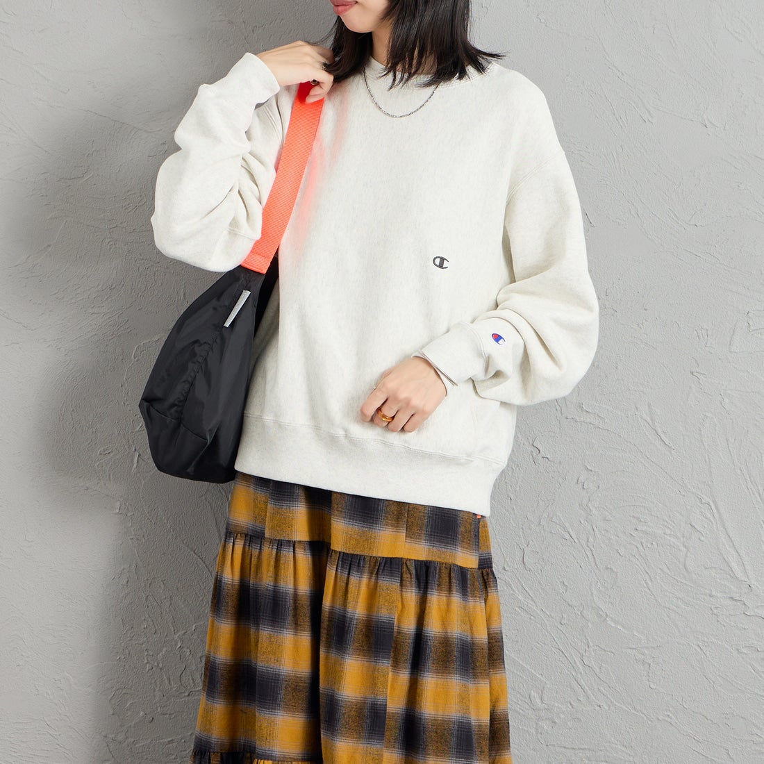 810 OATMEA&&モデル身長：162cm 着用サイズ：S&&