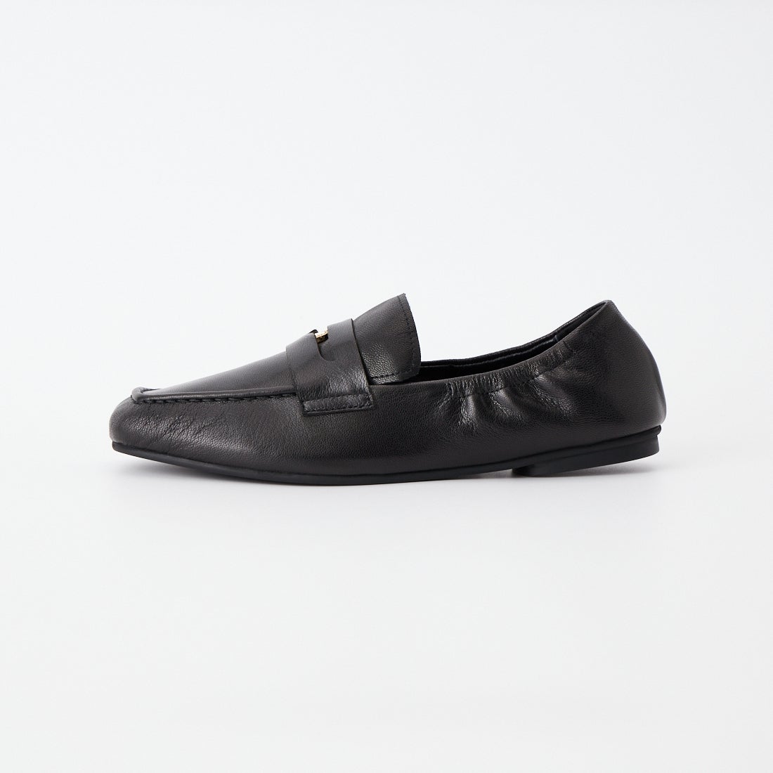 MOHI [モヒ] 別注 ルーシュ レザーコインローファー [8-116-8-SE-JF] BLACK
