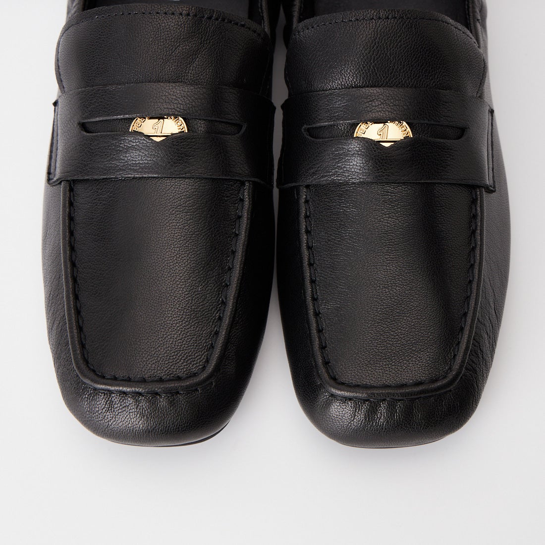 MOHI [モヒ] 別注 ルーシュ レザーコインローファー [8-116-8-SE-JF] BLACK