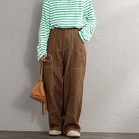 BROWN&&モデル身長：156cm 着用サイズ：M&&