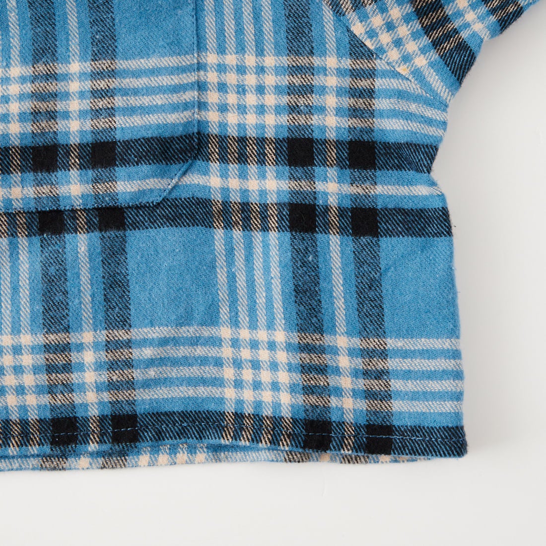 UNIVERSAL OVERALL [ユニバーサルオーバーオール] 別注 ショート丈 ビッグポケットシャツ [U2632158IN-JF] BLUE