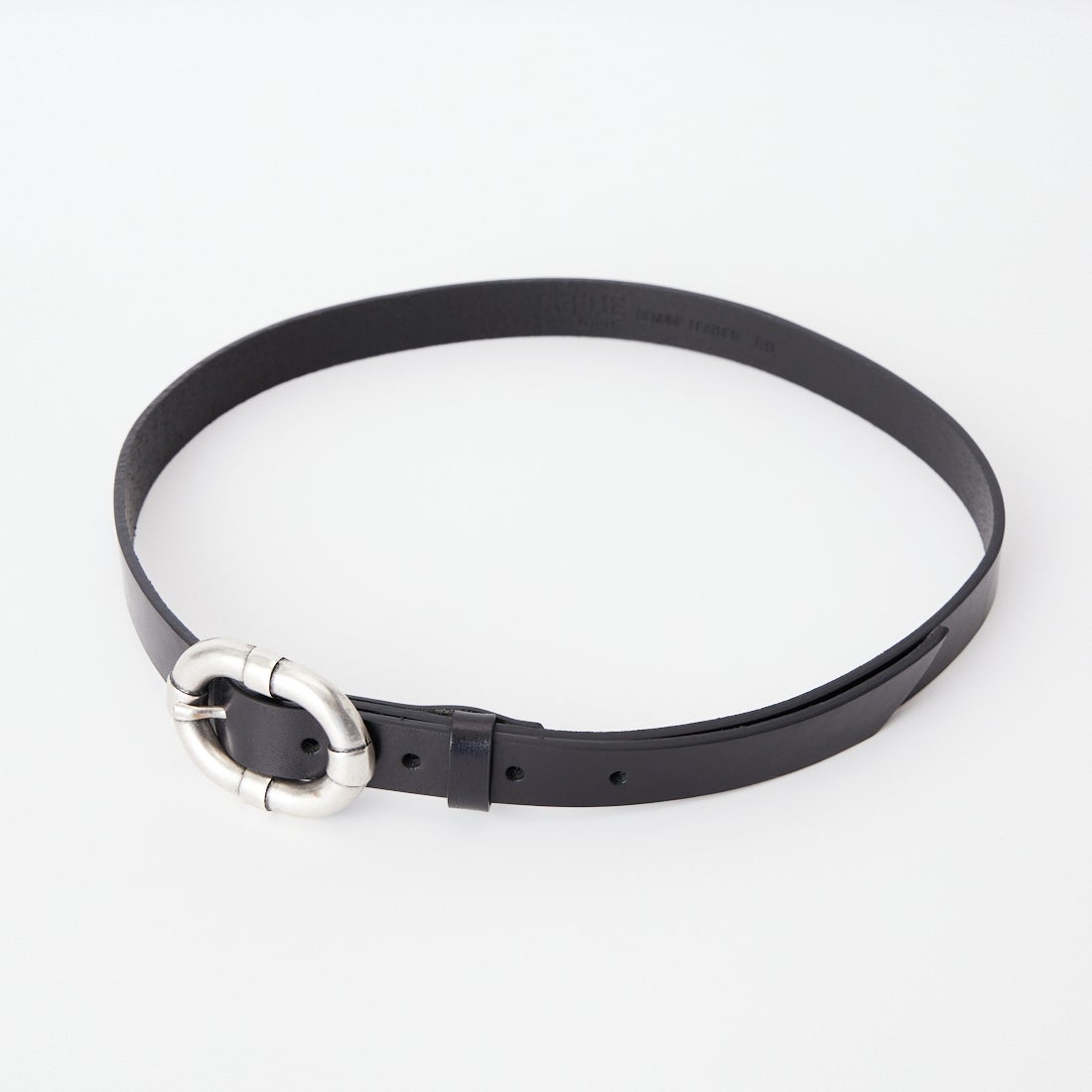 LEFIJE [レフィエ] Cow レザーベルト [M5328A] 01 BLACK