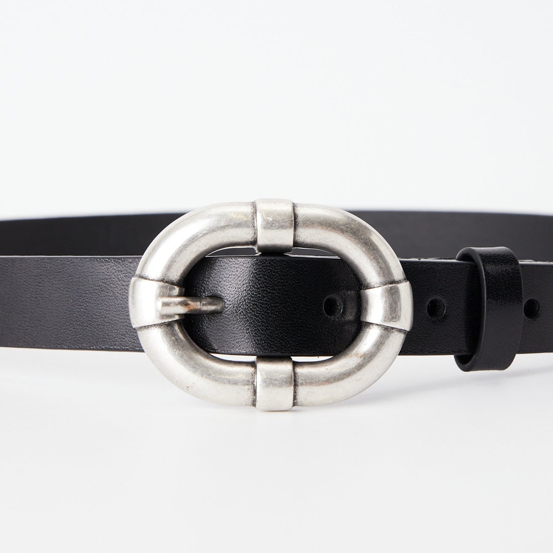 LEFIJE [レフィエ] Cow レザーベルト [M5328A] 01 BLACK