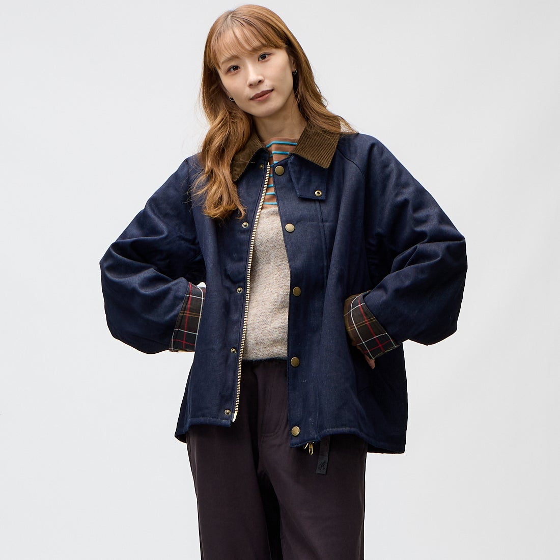 BLUE&&モデル身長：167cm 着用サイズ：36&&