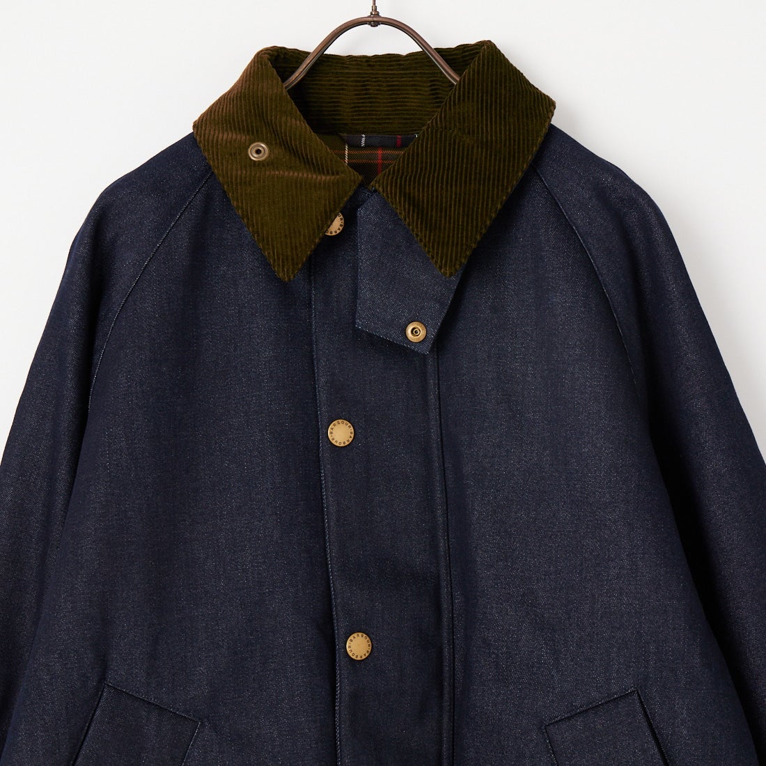 Barbour [バブアー] 別注 TRANSPORT 中綿入りトランスポートデニムジャケット [262MCAS246-JF] BLUE