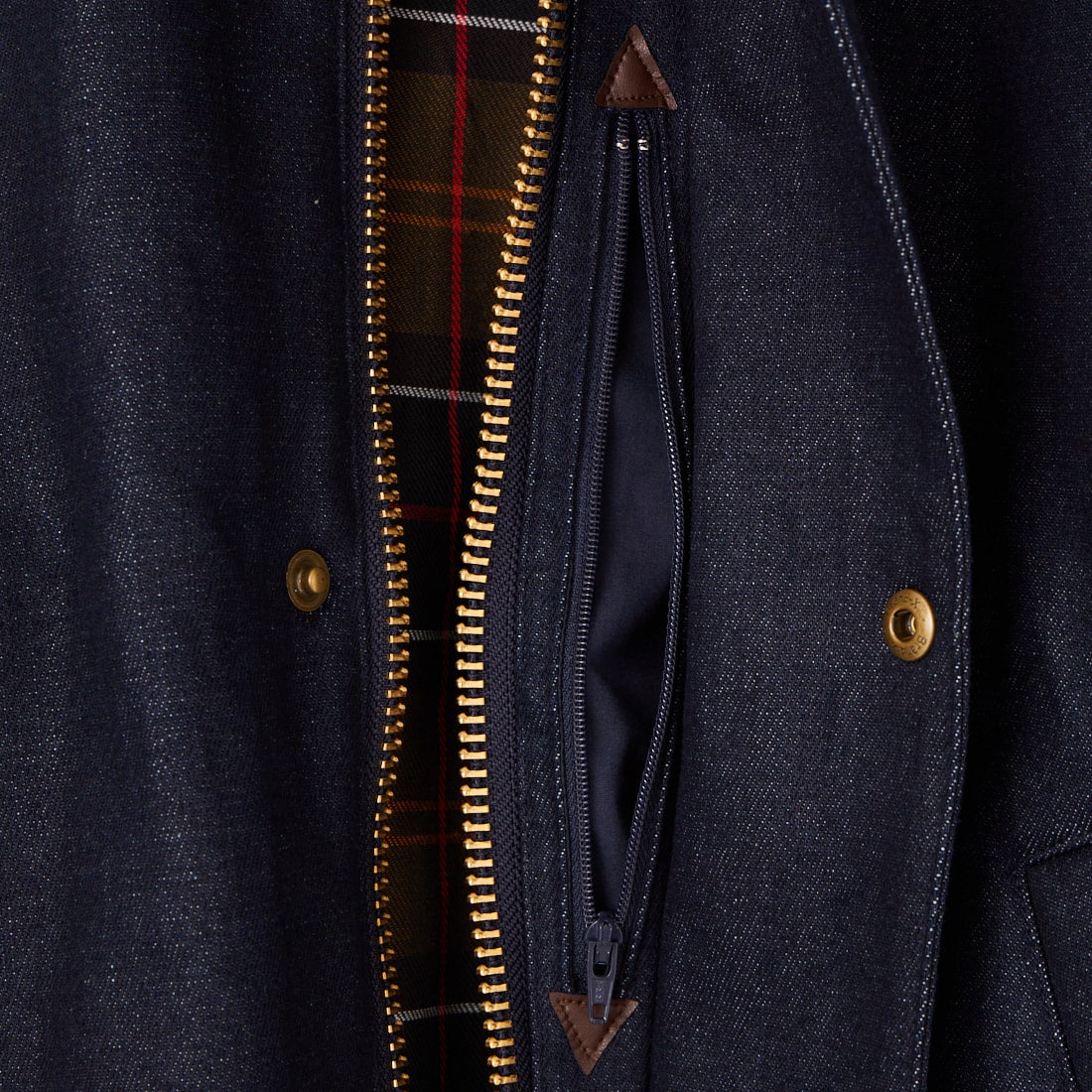 Barbour [バブアー] 別注 TRANSPORT 中綿入りトランスポートデニムジャケット [262MCAS246-JF] BLUE