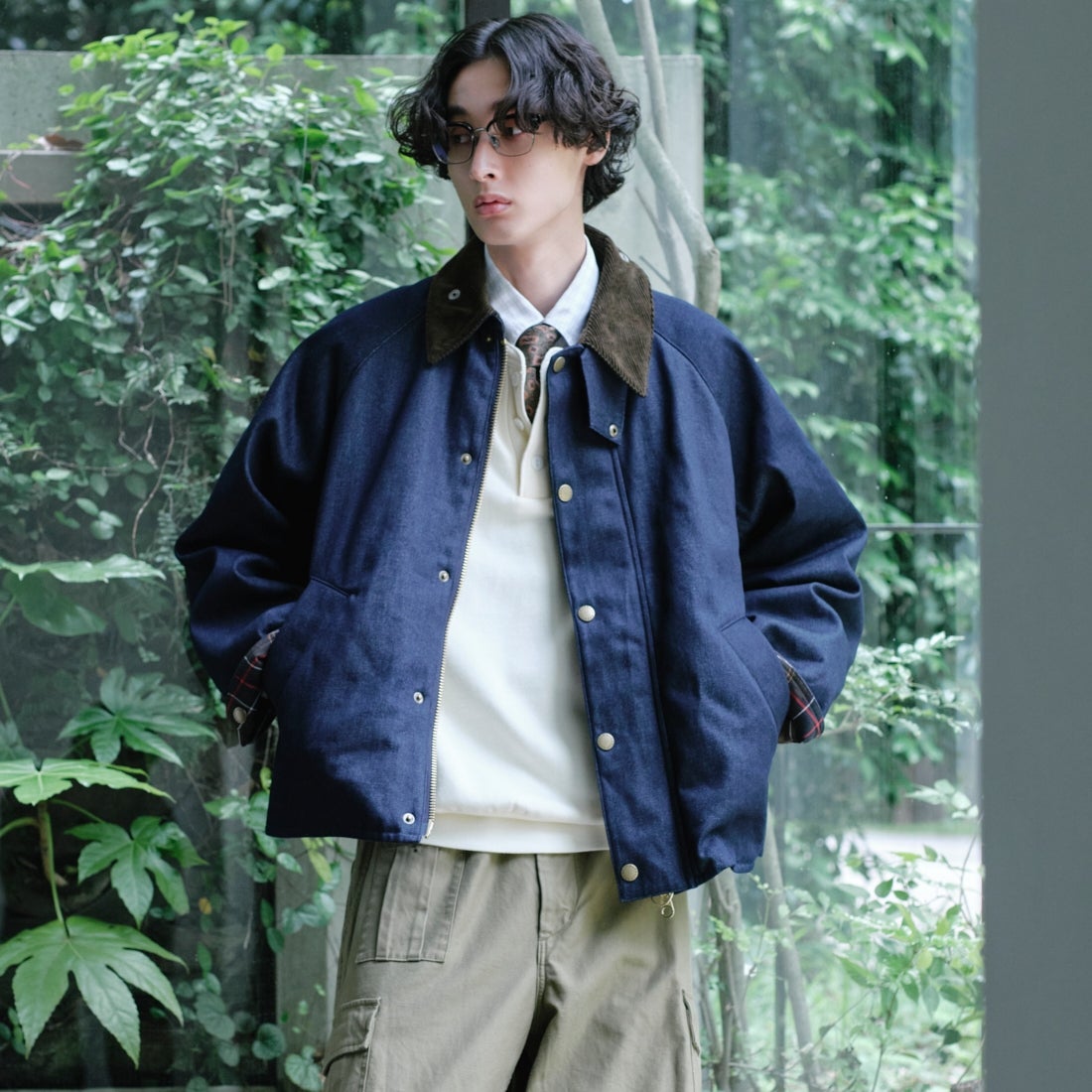 BLUE&&モデル身長：177cm 着用サイズ：38&&
