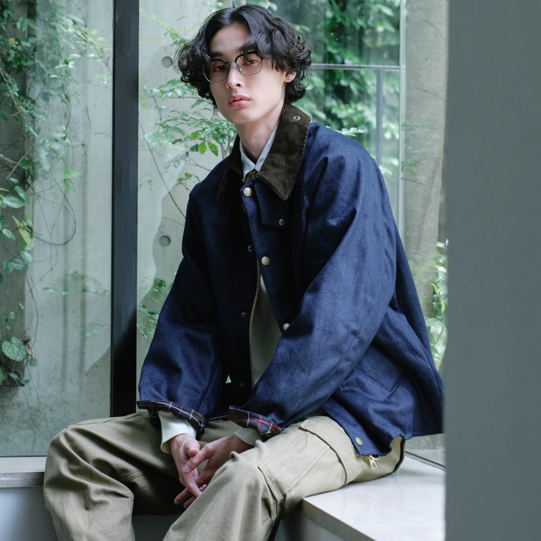 Barbour [バブアー] 別注 TRANSPORT 中綿入りトランスポートデニムジャケット [262MCAS246-JF] BLUE