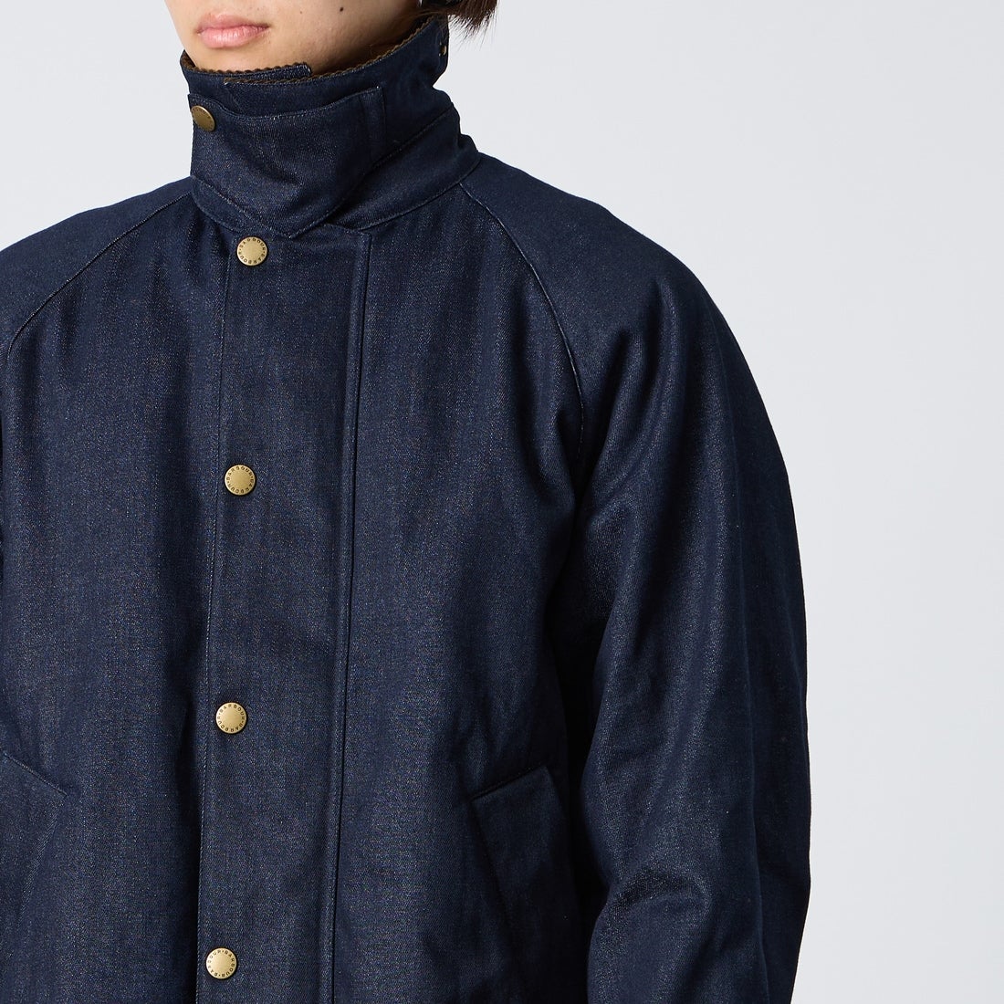 Barbour [バブアー] 別注 TRANSPORT 中綿入りトランスポートデニムジャケット [262MCAS246-JF] BLUE
