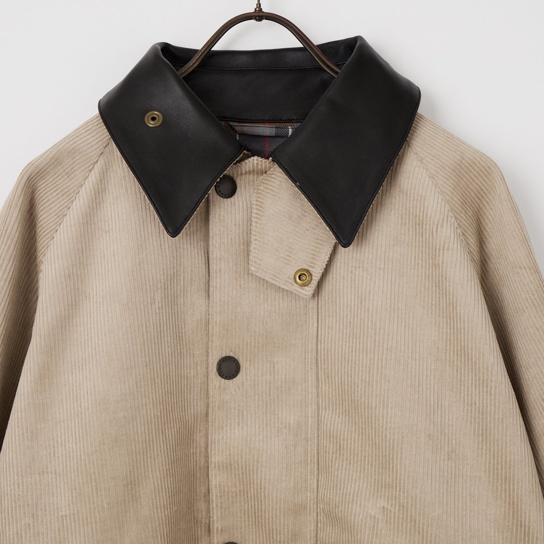 Barbour [バブアー] 別注 TRANSPORT トランスポートコーデュロイジャケット [262MCAS247-JF] GREIGE