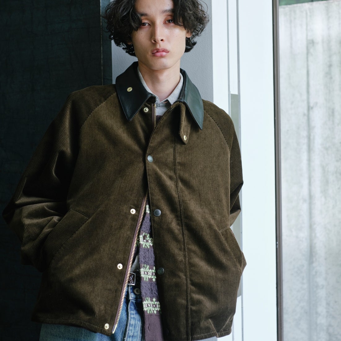 Barbour [バブアー] 別注 TRANSPORT トランスポートコーデュロイジャケット [262MCAS247-JF] BROWN
