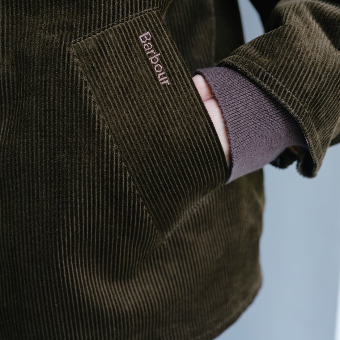 Barbour [バブアー] 別注 TRANSPORT トランスポートコーデュロイジャケット [262MCAS247-JF] BROWN