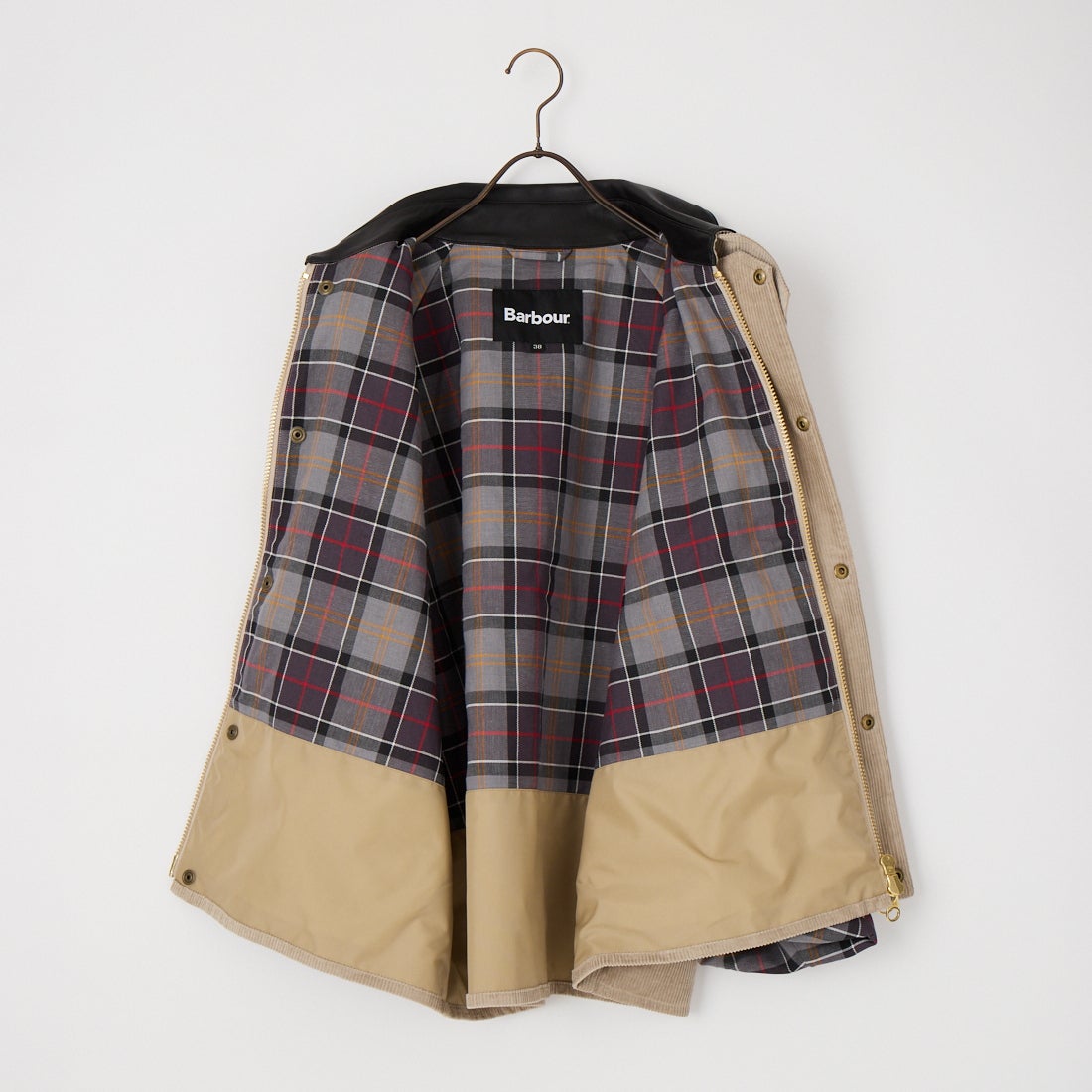 Barbour [バブアー] 別注 TRANSPORT トランスポートコーデュロイジャケット [262MCAS247-JF] GREIGE