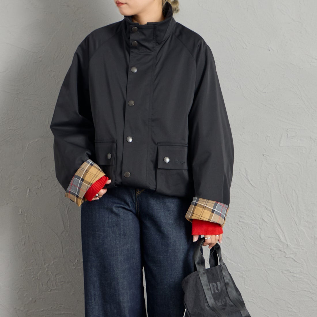 BLACK&&モデル身長：156cm 着用サイズ：36&&