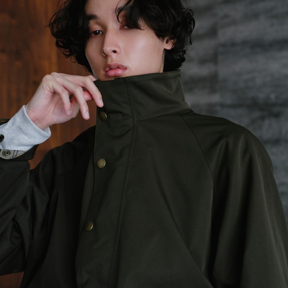 Barbour [バブアー] 別注 BEDALE スタンドカラー ビデイルショートジャケット [262MCAS248-JF] SAGE