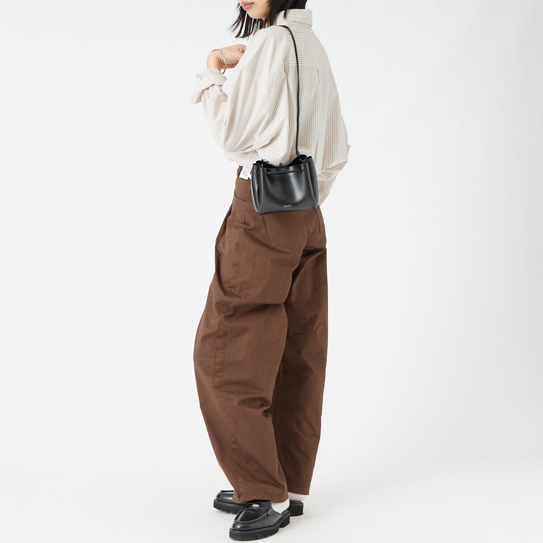 YAHKI [ヤーキ] レザーショルダーバッグ [YH-822] BLACK