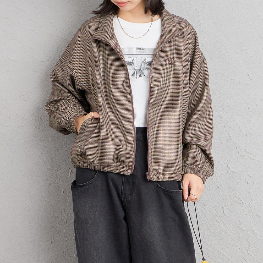 GUN CLUB C&&モデル身長：162cm 着用サイズ：S&&
