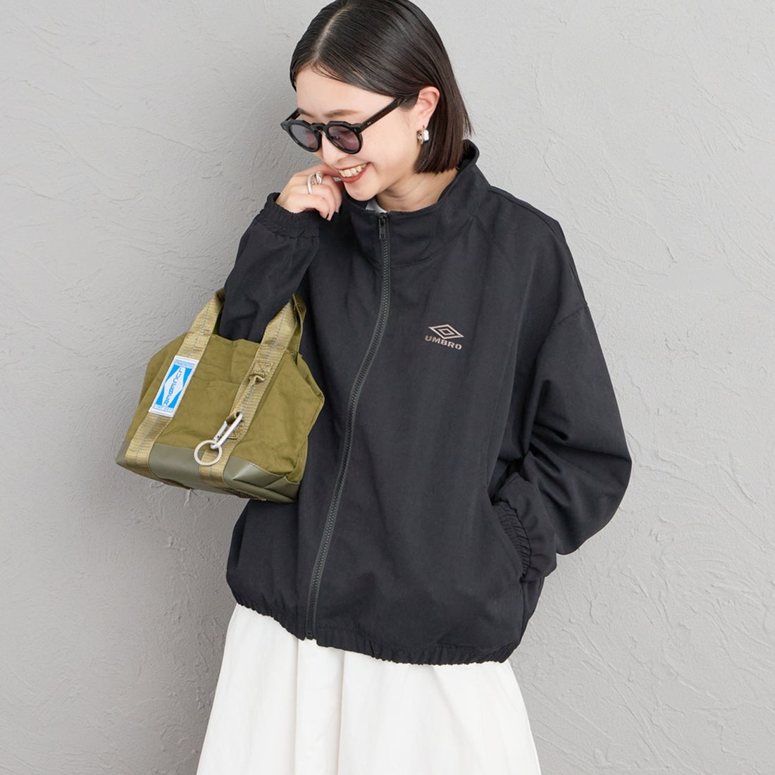 BLACK&&モデル身長：150cm 着用サイズ：S&&