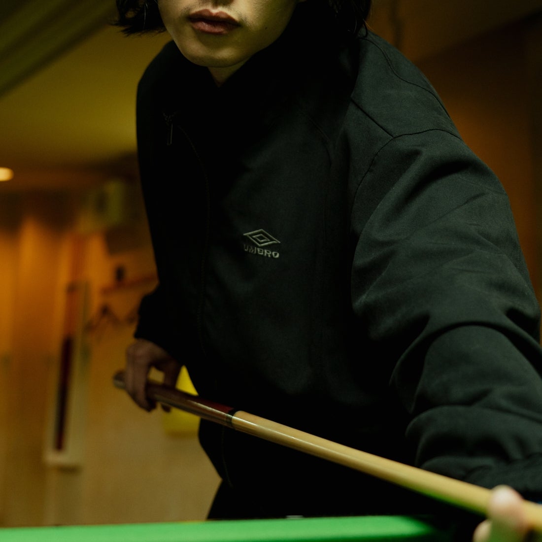 UMBRO [アンブロ] 別注 トラックジャケット [201NK26AW-BZ11-JF] BLACK