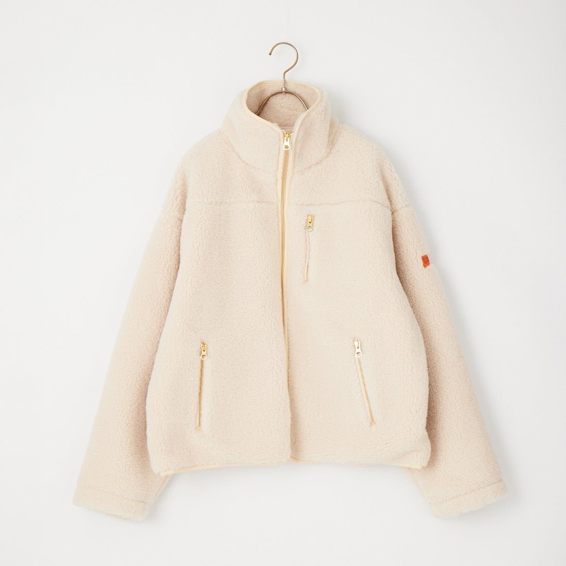 UNIVERSAL OVERALL [ユニバーサルオーバーオール] 別注 パイピング ボアジャケット [U2632400IN-JF] IVORY