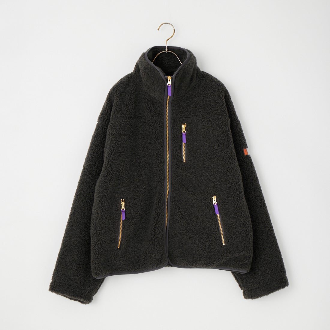UNIVERSAL OVERALL [ユニバーサルオーバーオール] 別注 パイピング ボアジャケット [U2632400IN-JF] CHARCOAL