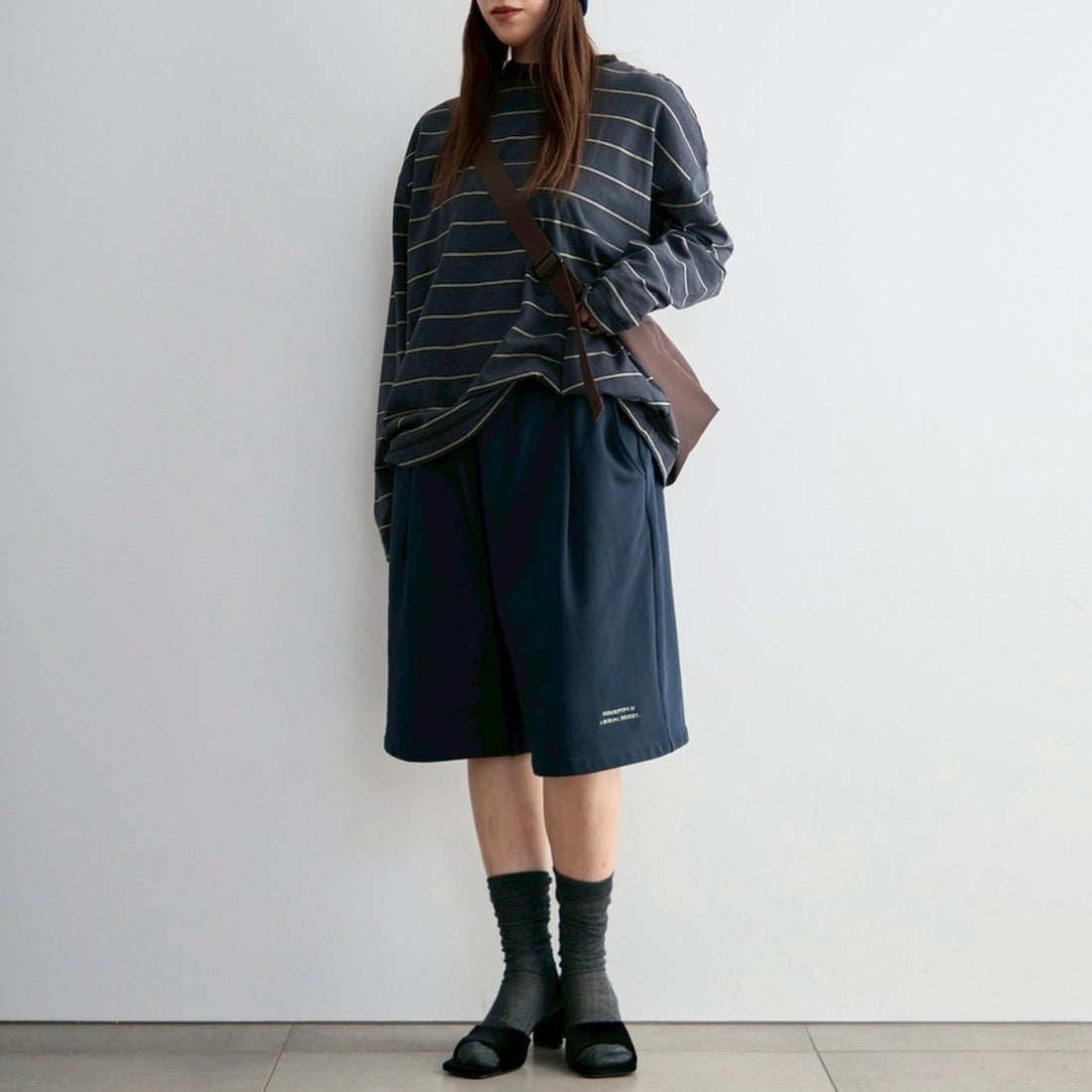 anuke [アンヌーク] ボーダールーズロングTシャツ [62620620] C/GRY