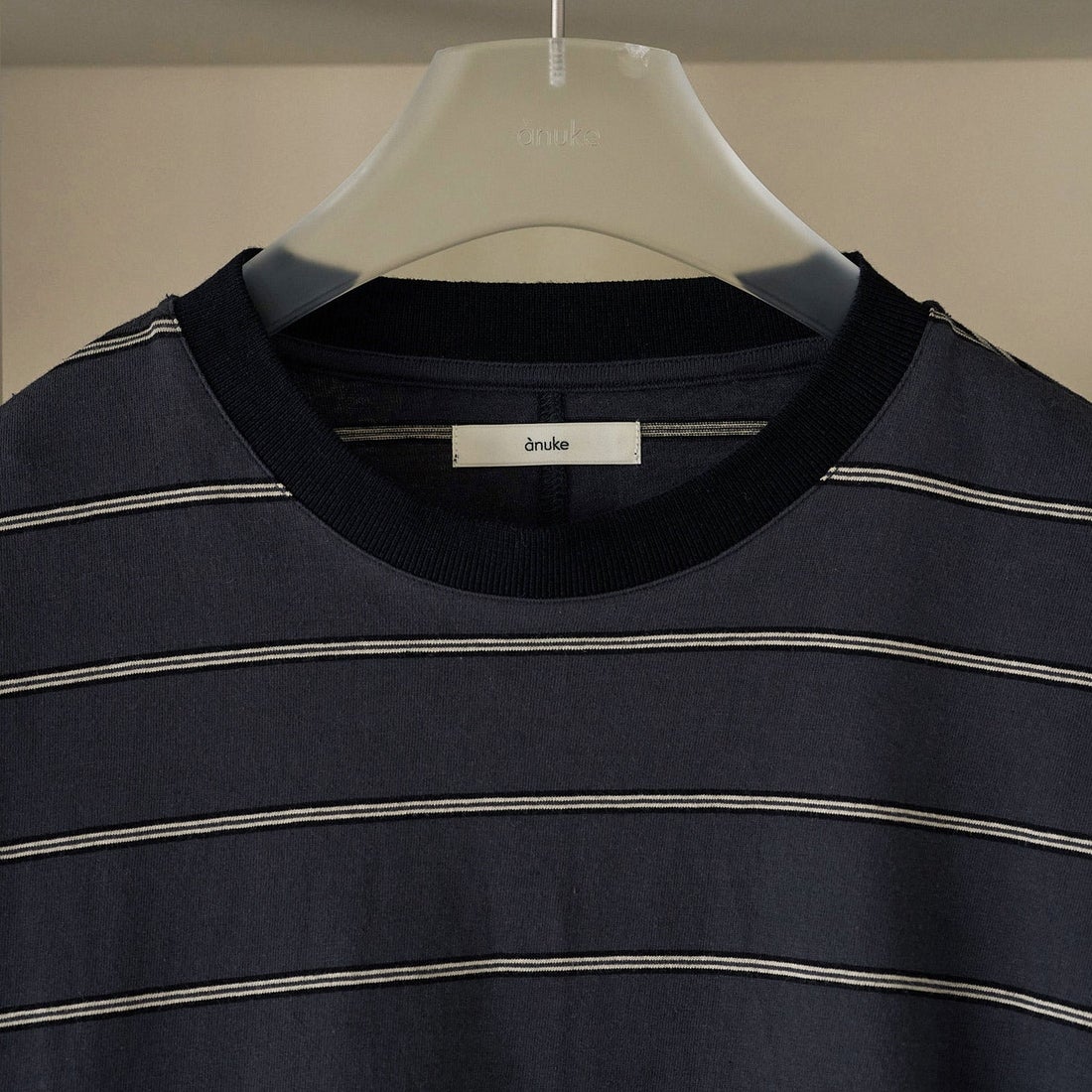 anuke [アンヌーク] ボーダールーズロングTシャツ [62620620] C/GRY