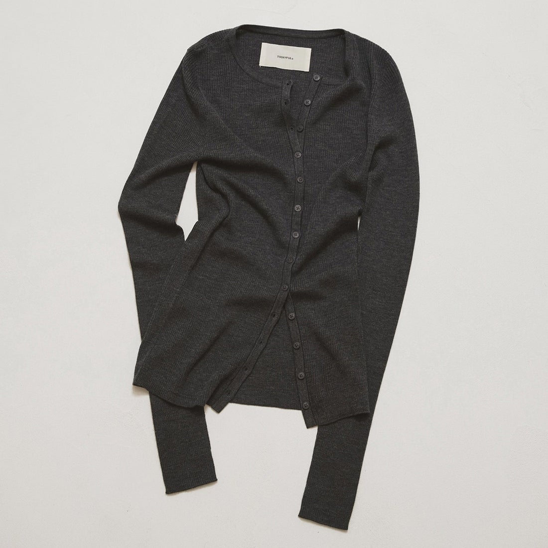 TODAYFUL [トゥデイフル] シルクウールニットカーディガン [12620501] C/GRY