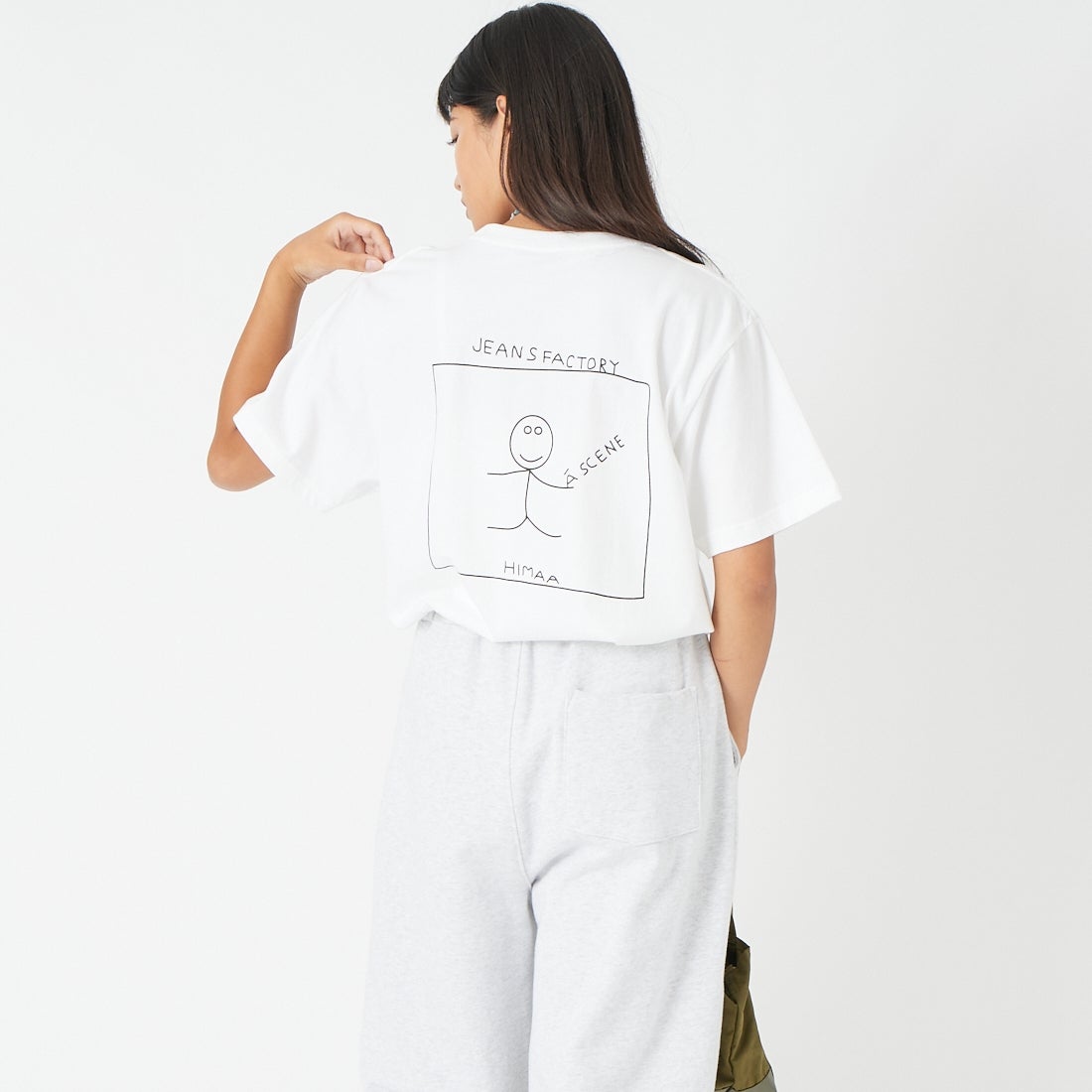 WHITE B &&モデル身長：162cm 着用サイズ：S&&