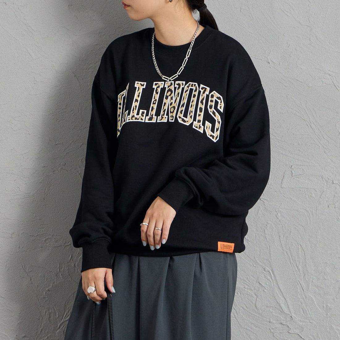BLACK&&モデル身長：156cm 着用サイズ：S&&