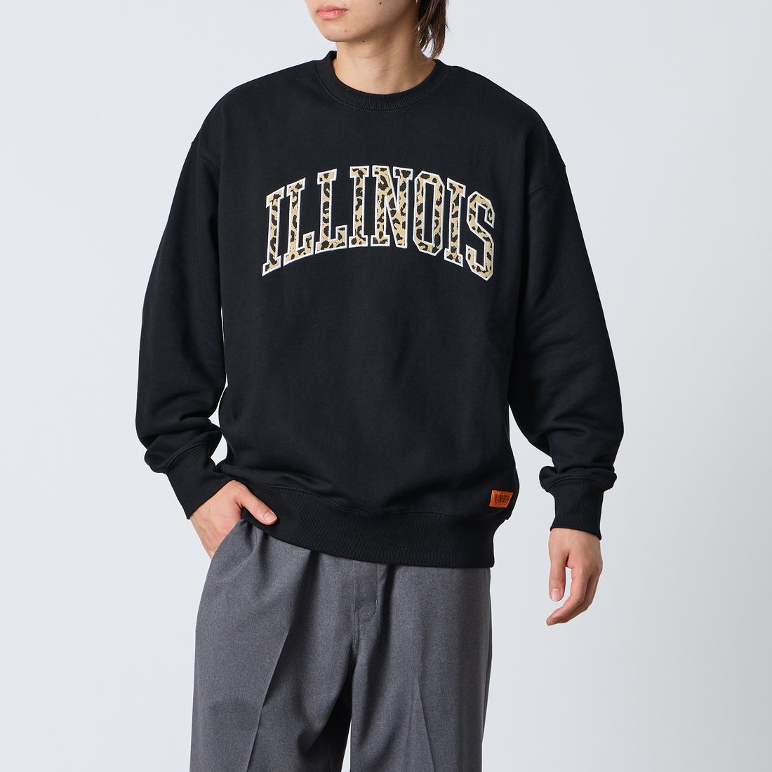 BLACK&&モデル身長：177cm 着用サイズ：L&&