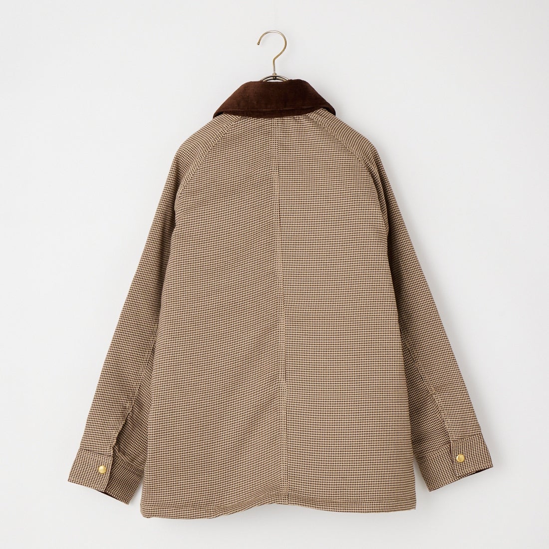 UNIVERSAL OVERALL [ユニバーサルオーバーオール] 別注 中綿入り チェック柄カバーオールジャケット [U2632496IN-JF] BEIGE