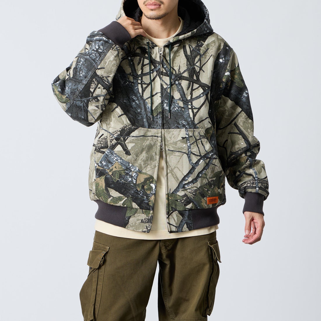 REAL TREE&&モデル身長：168cm 着用サイズ：L&&