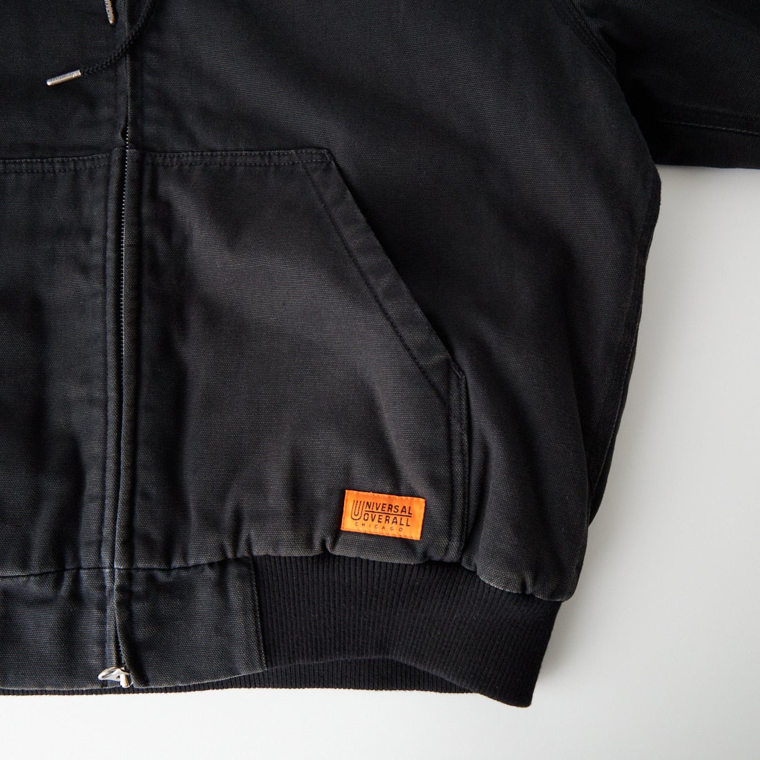 UNIVERSAL OVERALL [ユニバーサルオーバーオール] 別注 アクティブフードジャケット [U2633425IN-JF] BLACK