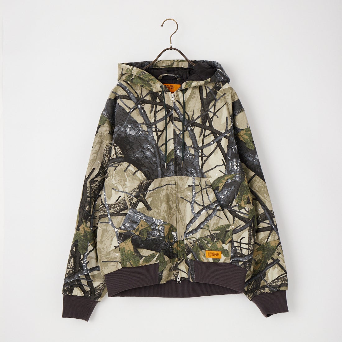 UNIVERSAL OVERALL [ユニバーサルオーバーオール] 別注 アクティブフードジャケット [U2633425IN-JF] REAL TREE