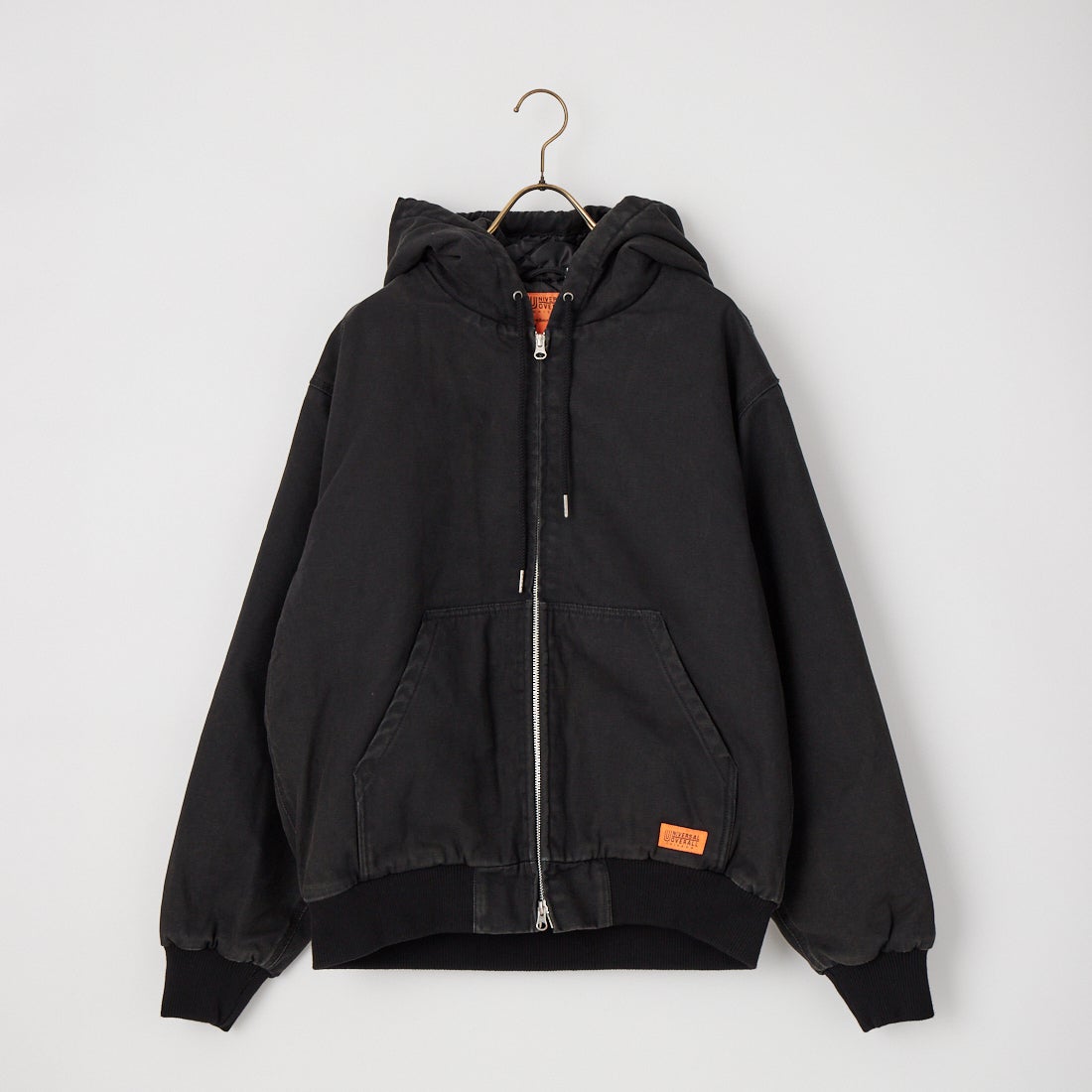 UNIVERSAL OVERALL [ユニバーサルオーバーオール] 別注 アクティブフードジャケット [U2633425IN-JF] BLACK