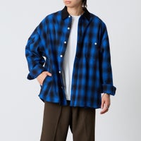 BLUE&&モデル身長：177cm 着用サイズ：L&&