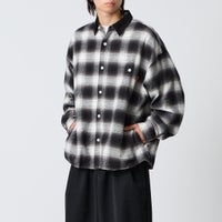 BLACK&&モデル身長：177cm 着用サイズ：L&&