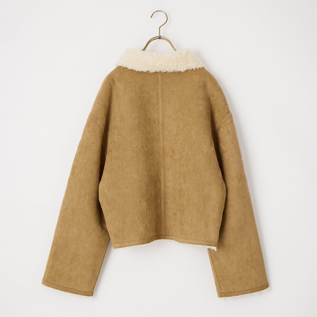 ONURUN [オヌルン] 別注 リバーシブル ショートムートンコート [981-JF] CAMEL