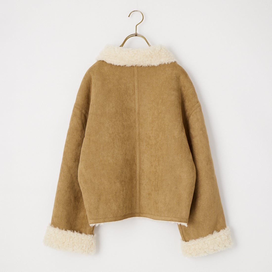ONURUN [オヌルン] 別注 リバーシブル ショートムートンコート [981-JF] CAMEL