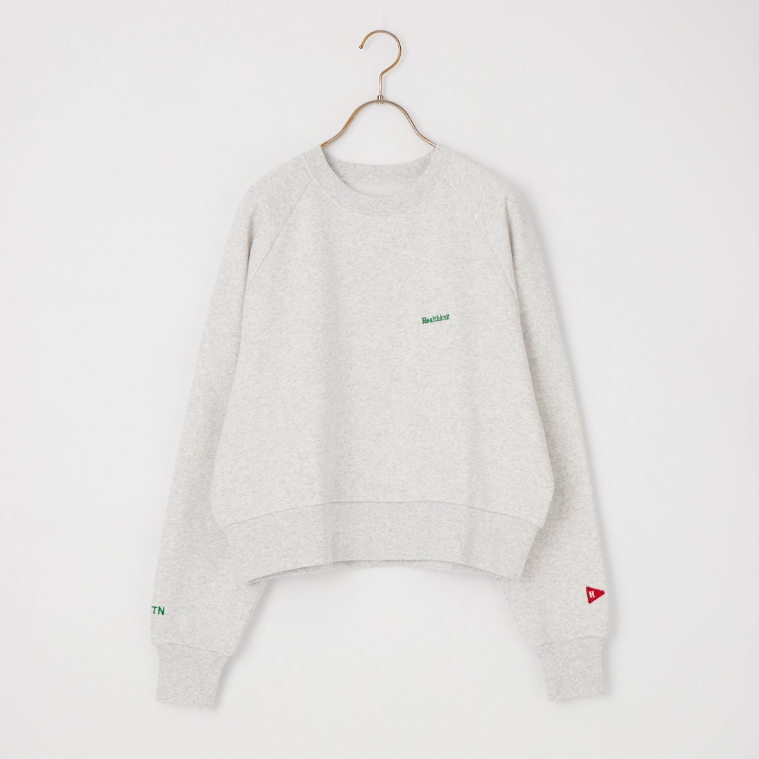 Health knit [ヘルスニット] 別注 ショート丈 クラシックラグランスリーブスウェット [HR26F-L464IN-JF]