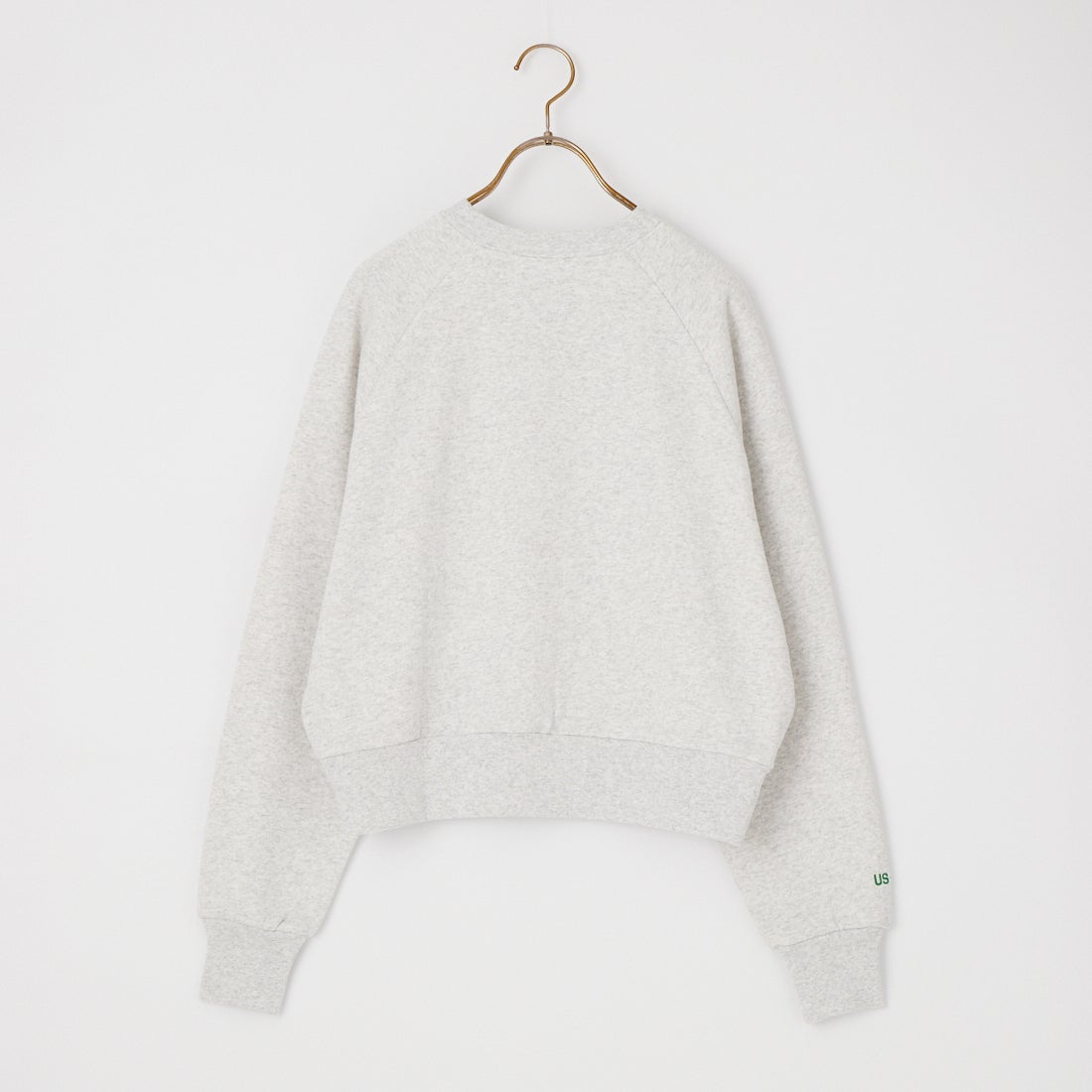 Health knit [ヘルスニット] 別注 ショート丈 クラシックラグランスリーブスウェット [HR26F-L464IN-JF] ASH GRAY