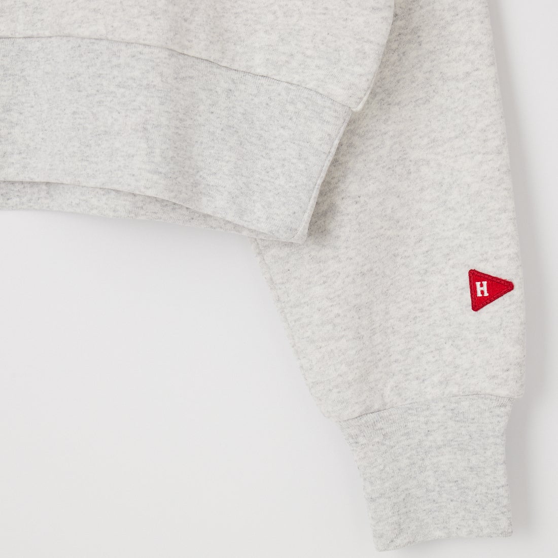 Health knit [ヘルスニット] 別注 ショート丈 クラシックラグランスリーブスウェット [HR26F-L464IN-JF] ASH GRAY