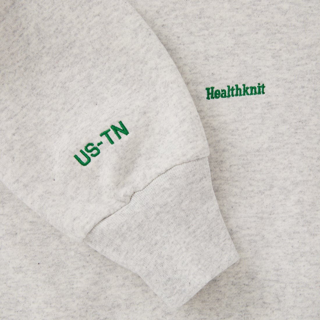 Health knit [ヘルスニット] 別注 ショート丈 クラシックラグランスリーブスウェット [HR26F-L464IN-JF] ASH GRAY