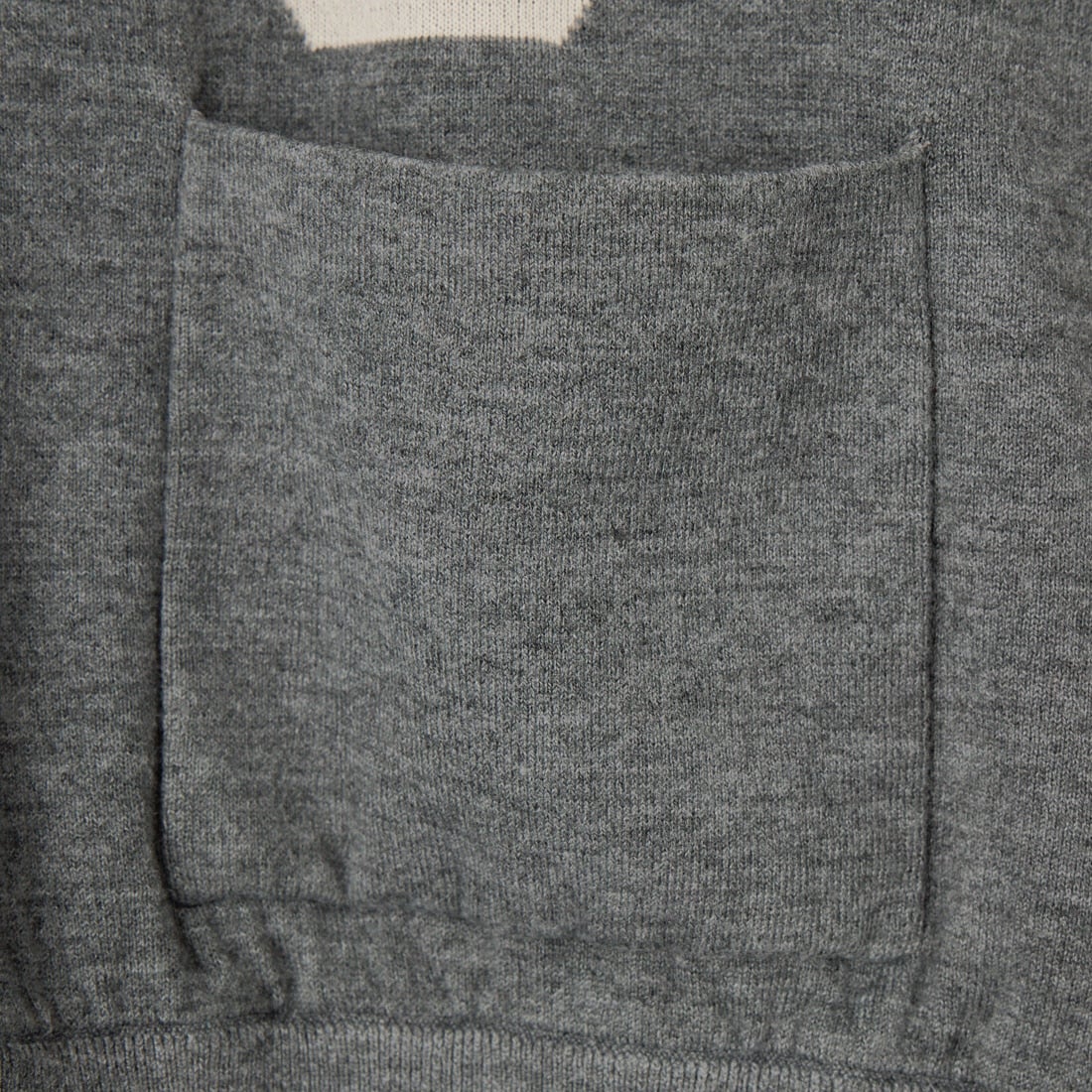 Americana × JEANS FACTORY [アメリカーナ × ジーンズファクトリー] 別注 ACロゴ ニットジップカーディガン [ASO-C-901-1-JF] ﾓｸﾁｬｺｰﾙ