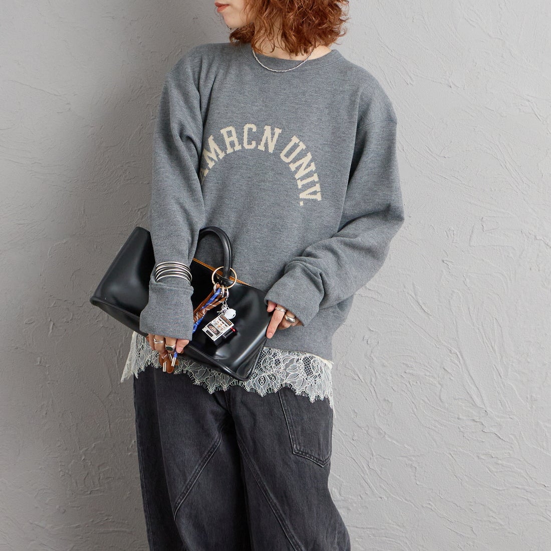 【完売品】アメリカーナ×ジーンズファクトリー別注 「THE AME」スウェット 予約商品】Americana × JEANS FACTORY [アメリカーナ × ジーンズ
