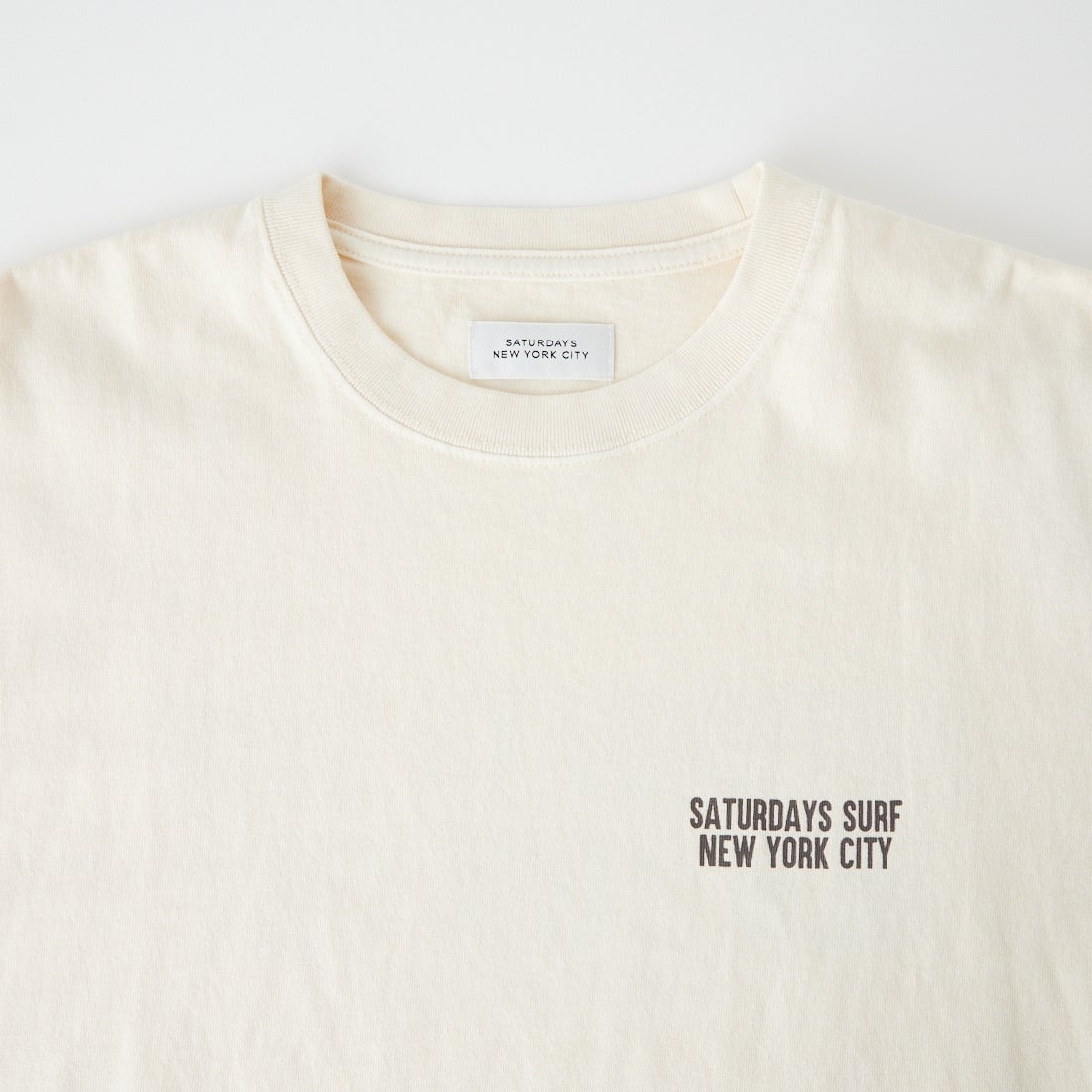 Saturdays NYC [サタデーズ ニューヨークシティ] ヘリテージリラックスショートスリーブTシャツ [BBM26310] IVORY