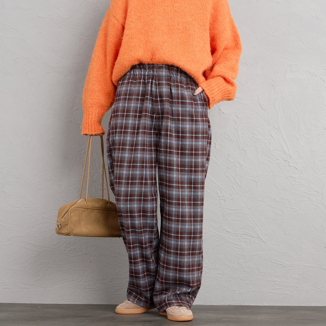 BROWN&&モデル身長：158cm 着用サイズ：S&&